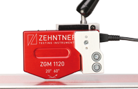 ZGM 1120.26.S.1mm mounted for online gloss measurement with measuring distance
