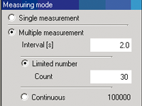 ZGM1120 Glossmeter measuring mode multiple measurements